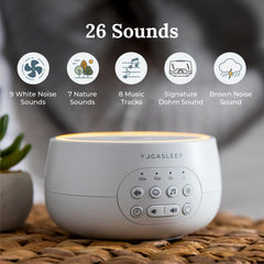 YOGASLEEP Dreamcenter sleep timer lets flexible session lengths.