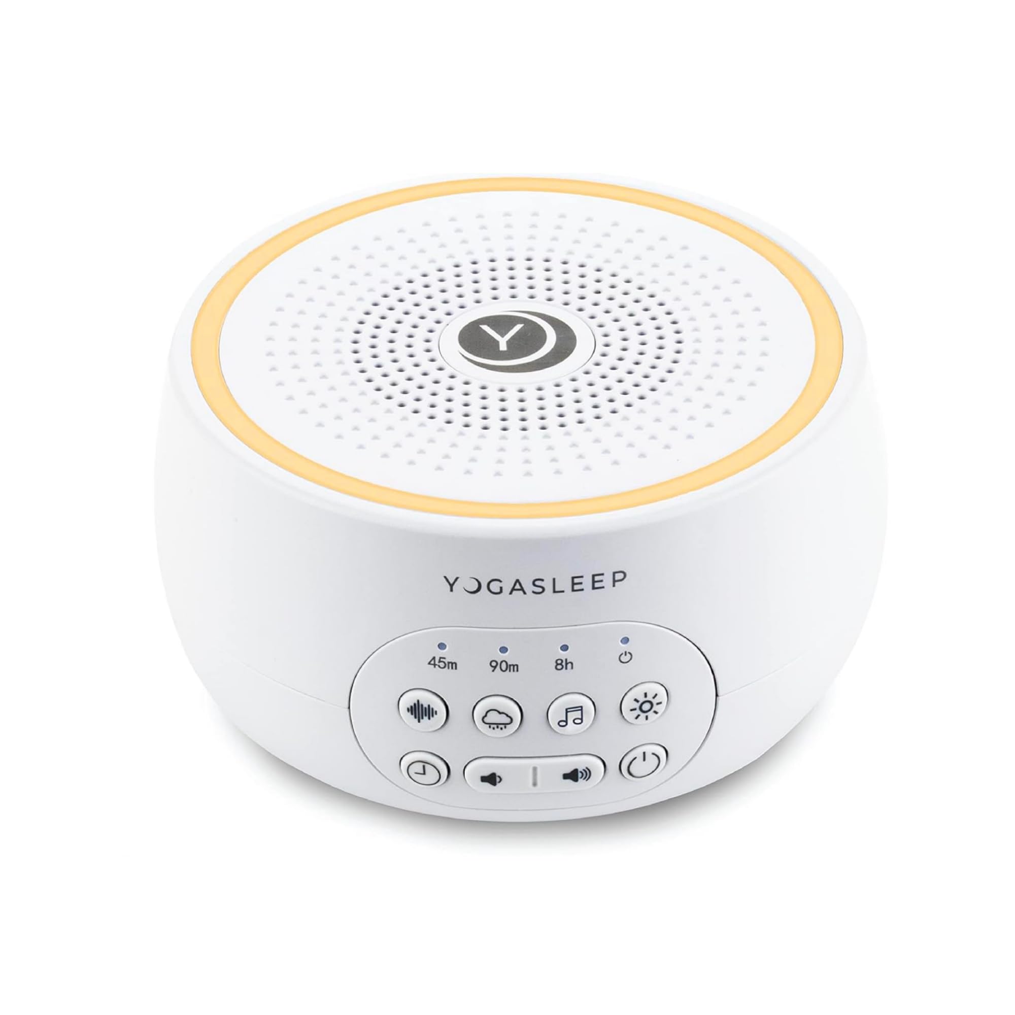 YOGASLEEP Dreamcenter sound matrix masks distractions during sleep.