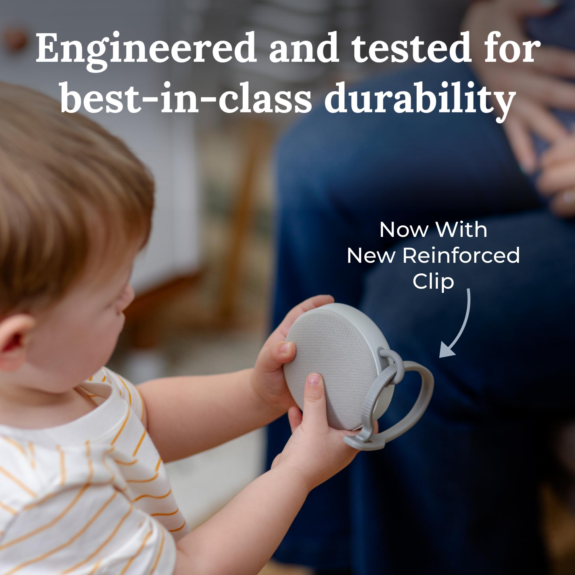 Yogasleep Hushh 2 six-sounds library supports adaptable nap routines and quiet rooms.