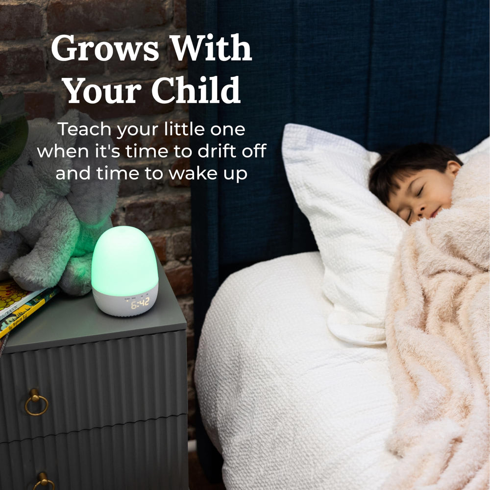 Yogasleep Light to Rise night light cues for quiet play and wake time