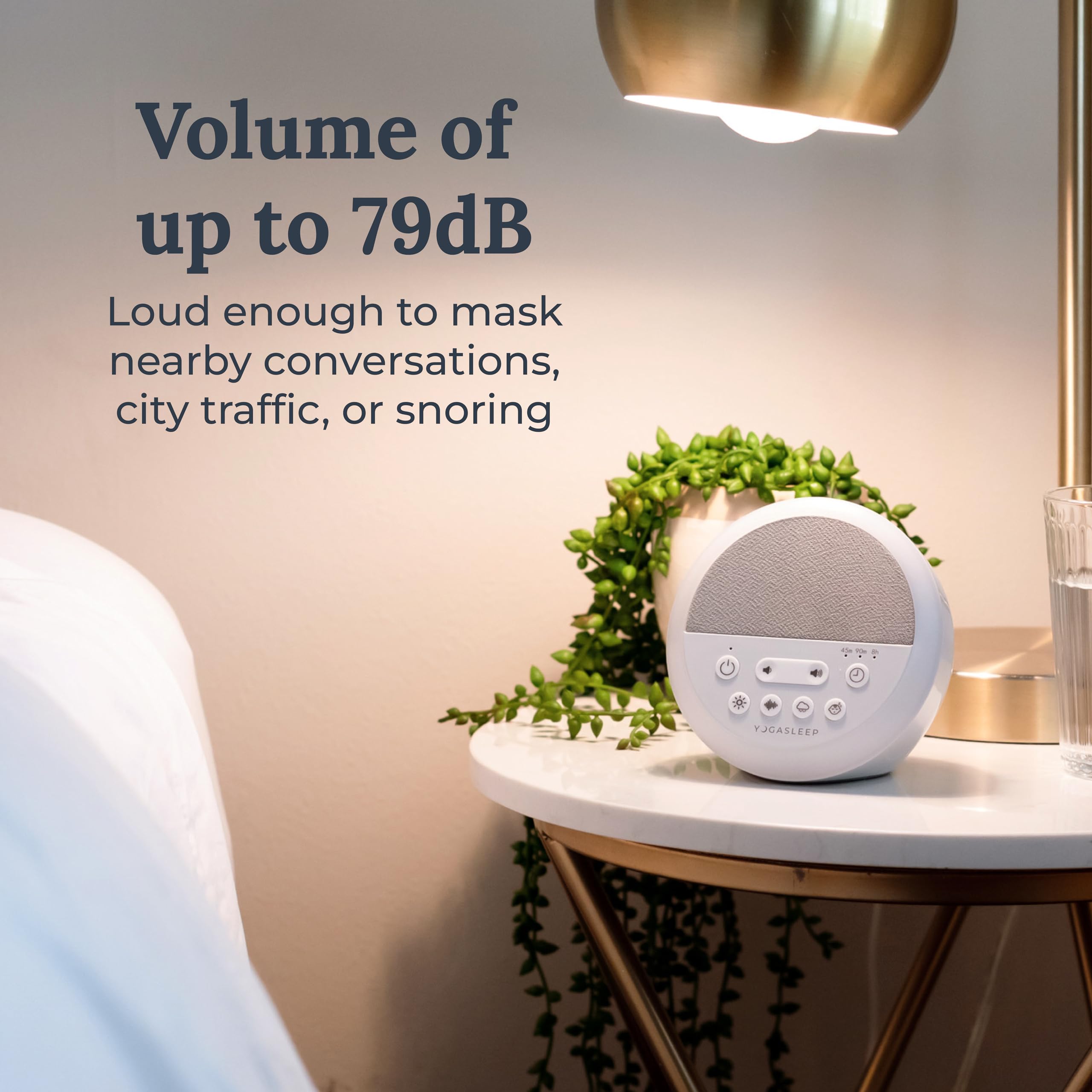 Yogasleep Nod sleep timer supports routine sleep durations.