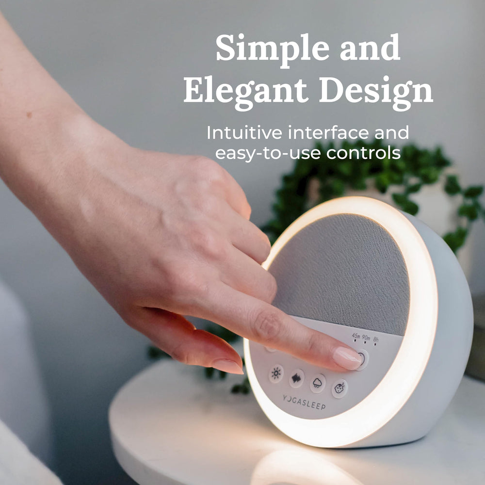 Yogasleep Nod USB-powered setup for simple plug-in use.