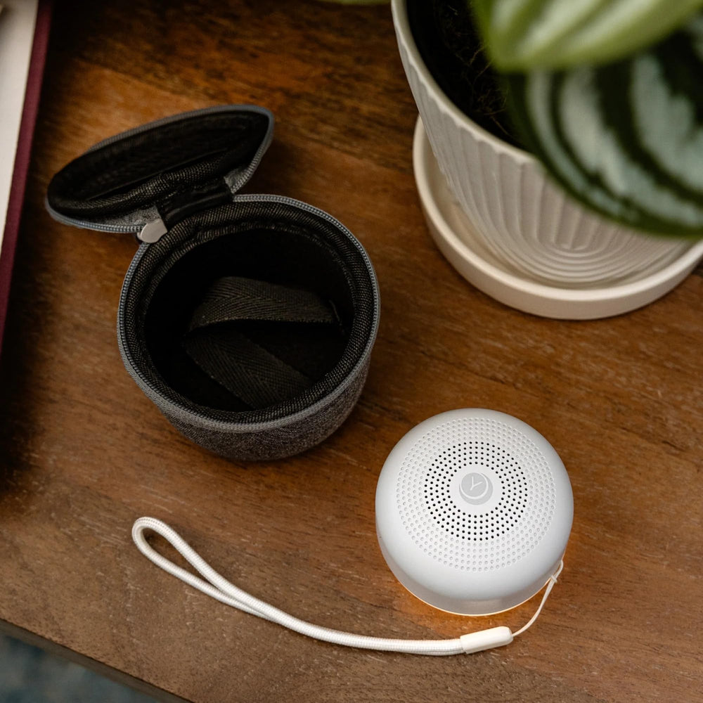 Yogasleep Travel Mini case outside carrying loop for easy handling