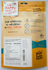 Ingredients label for Yogi Super Foods Blue Spirulina Powder