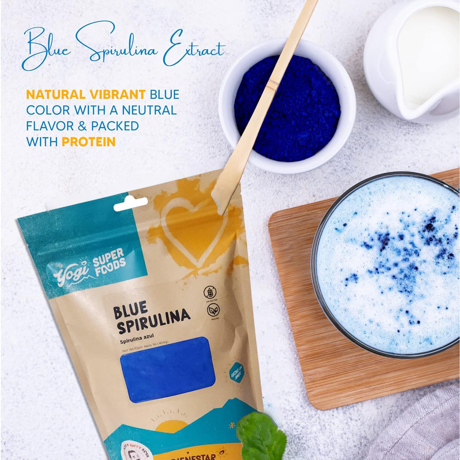 Nutrition information for Blue Spirulina Powder