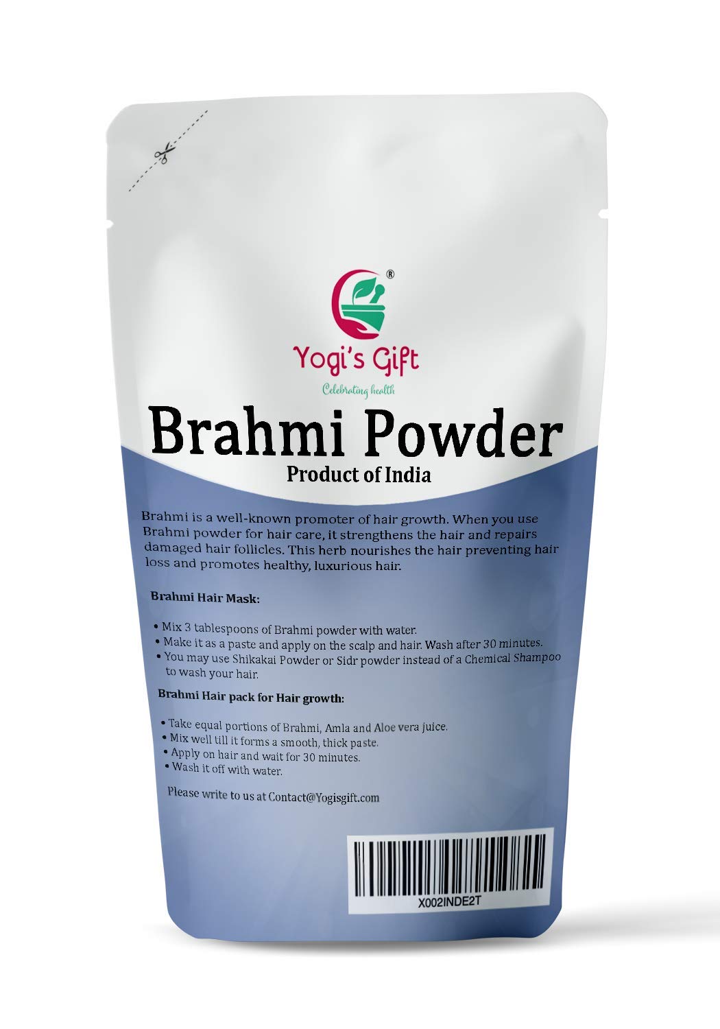 Yogi’s Gift hair growth paste in bowl showing scalp-boosting blend
