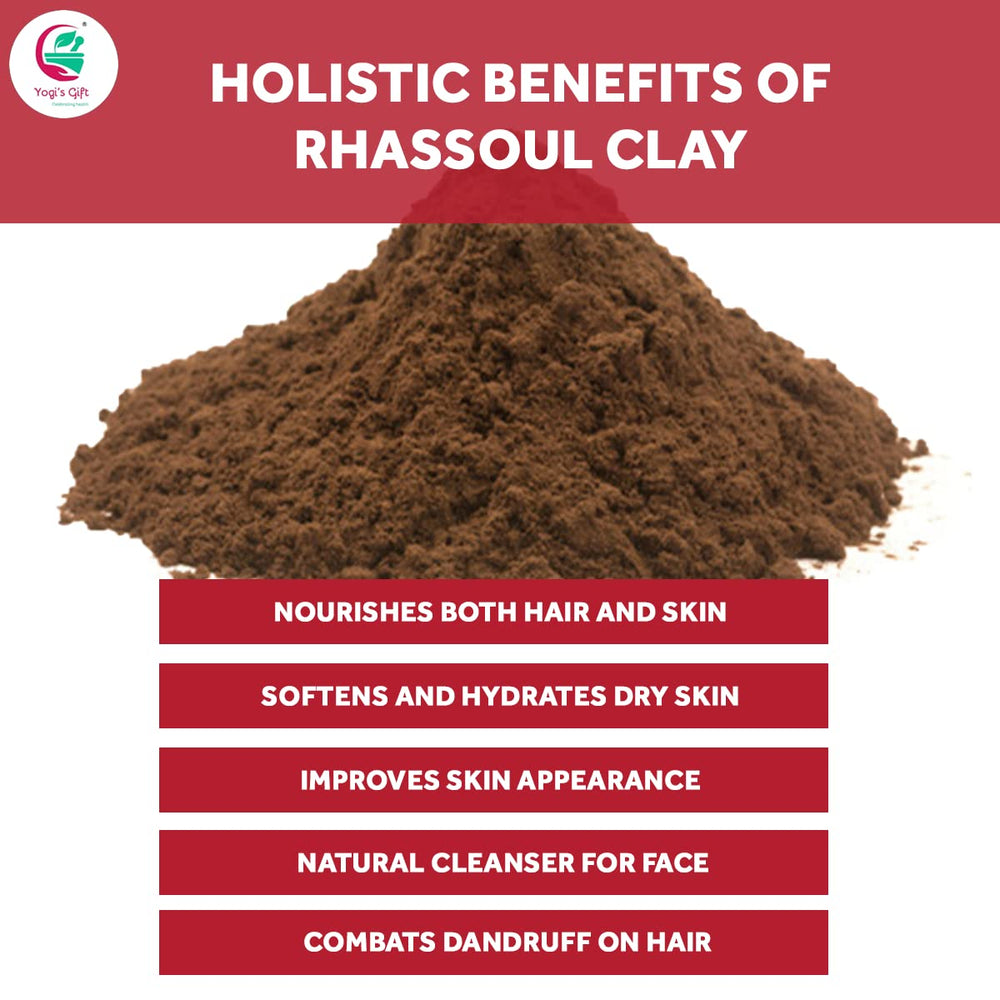 Multi-use rhassoul clay wrap adds spa-like care at home.