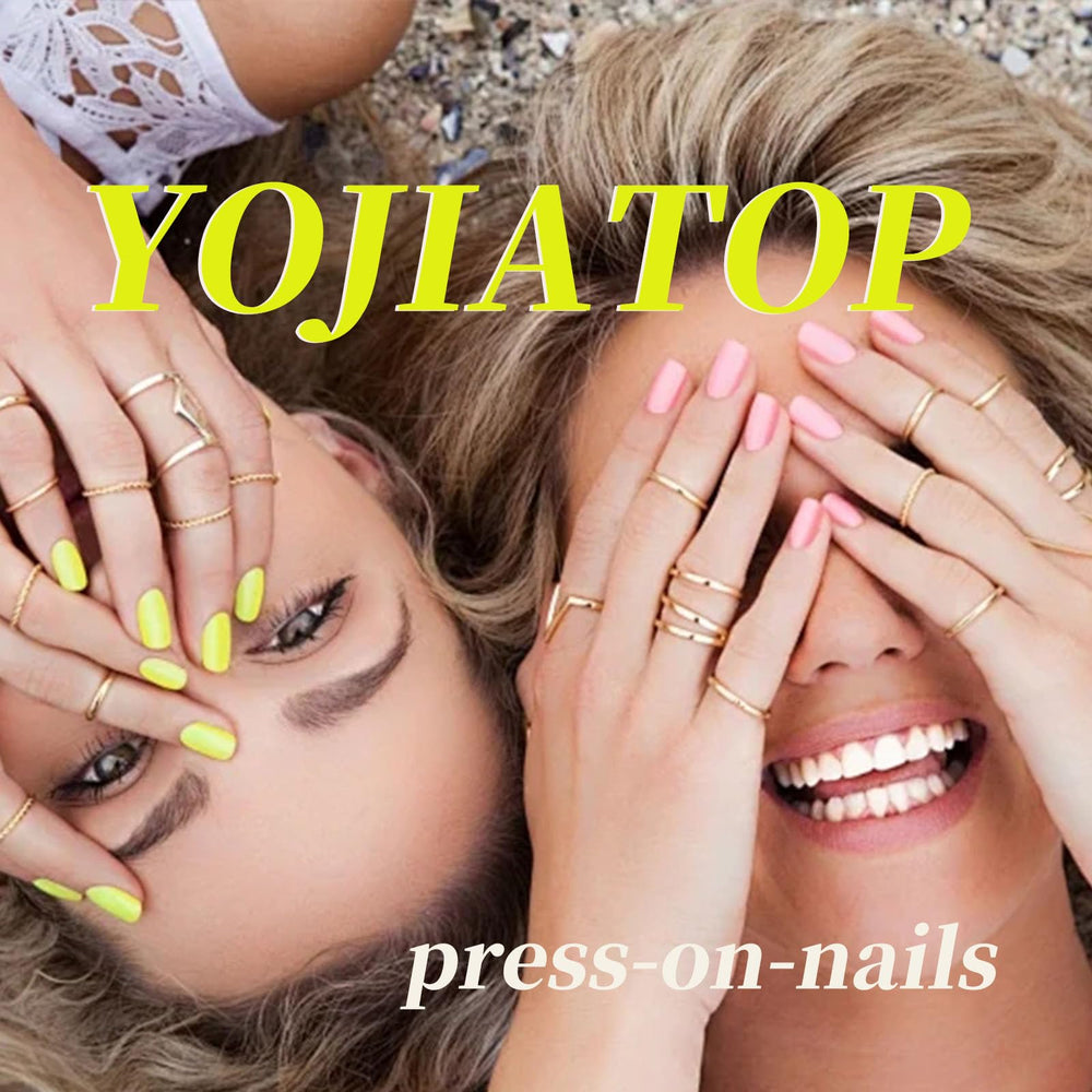 YOJIATOP long glossy nails ideal for prom or special occasions.