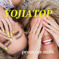 YOJIATOP long glossy nails ideal for prom or special occasions.