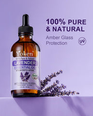 Lavender essential oil in diffuser for aromatherapy