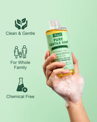 Yoken peppermint castile soap as a gentle pet shampoo option