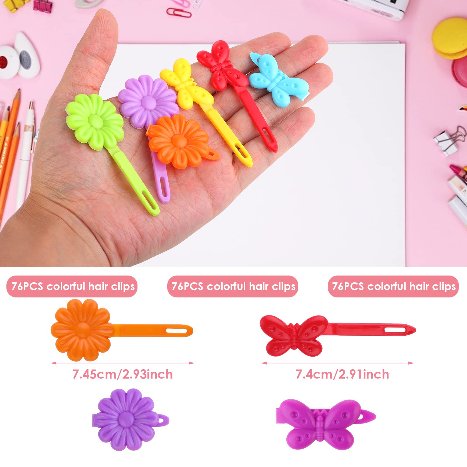 Yolev durable plastic barrettes resist fray for daily use.