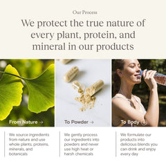 Wellness lifestyle image showing digestive support