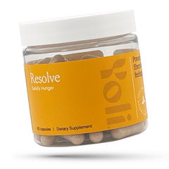 Yoli Resolve front packaging showing product and benefits