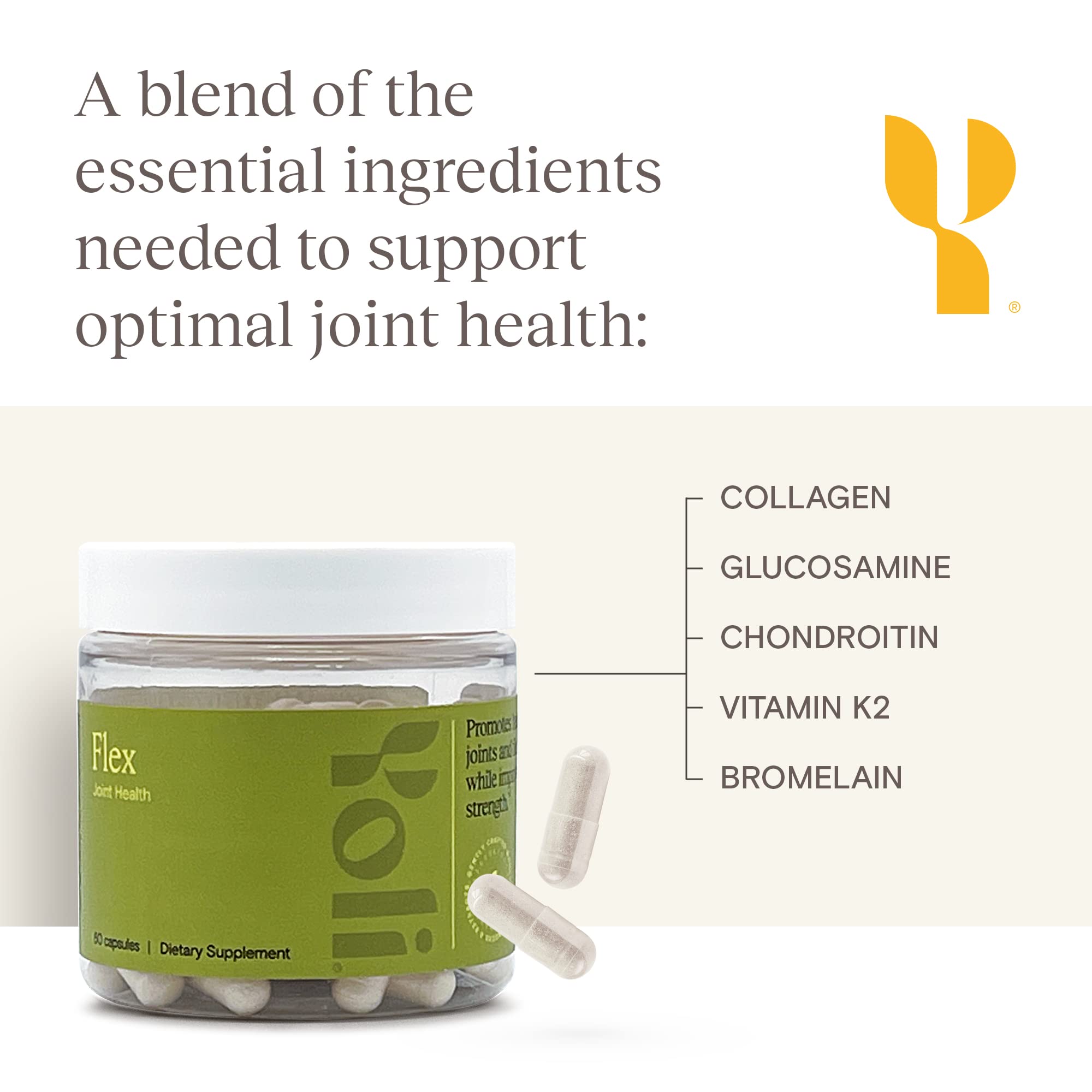 Yoli Flex natural ingredients concept
