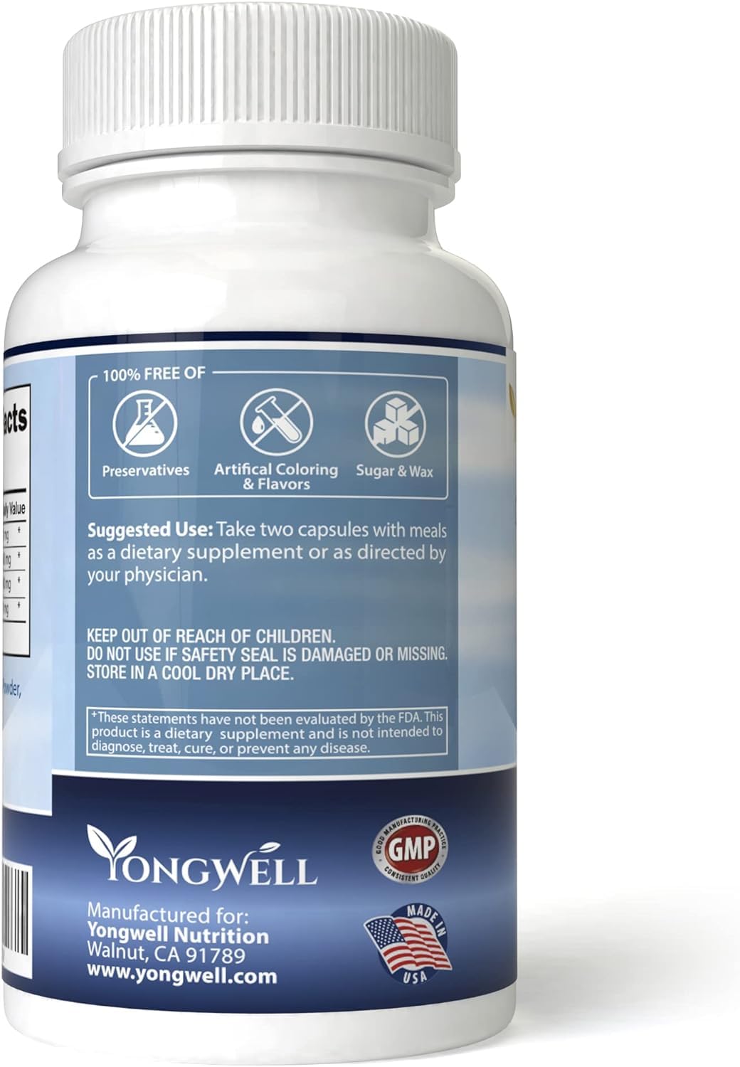 YongWell Total Eye Complex 120 capsules bottle
