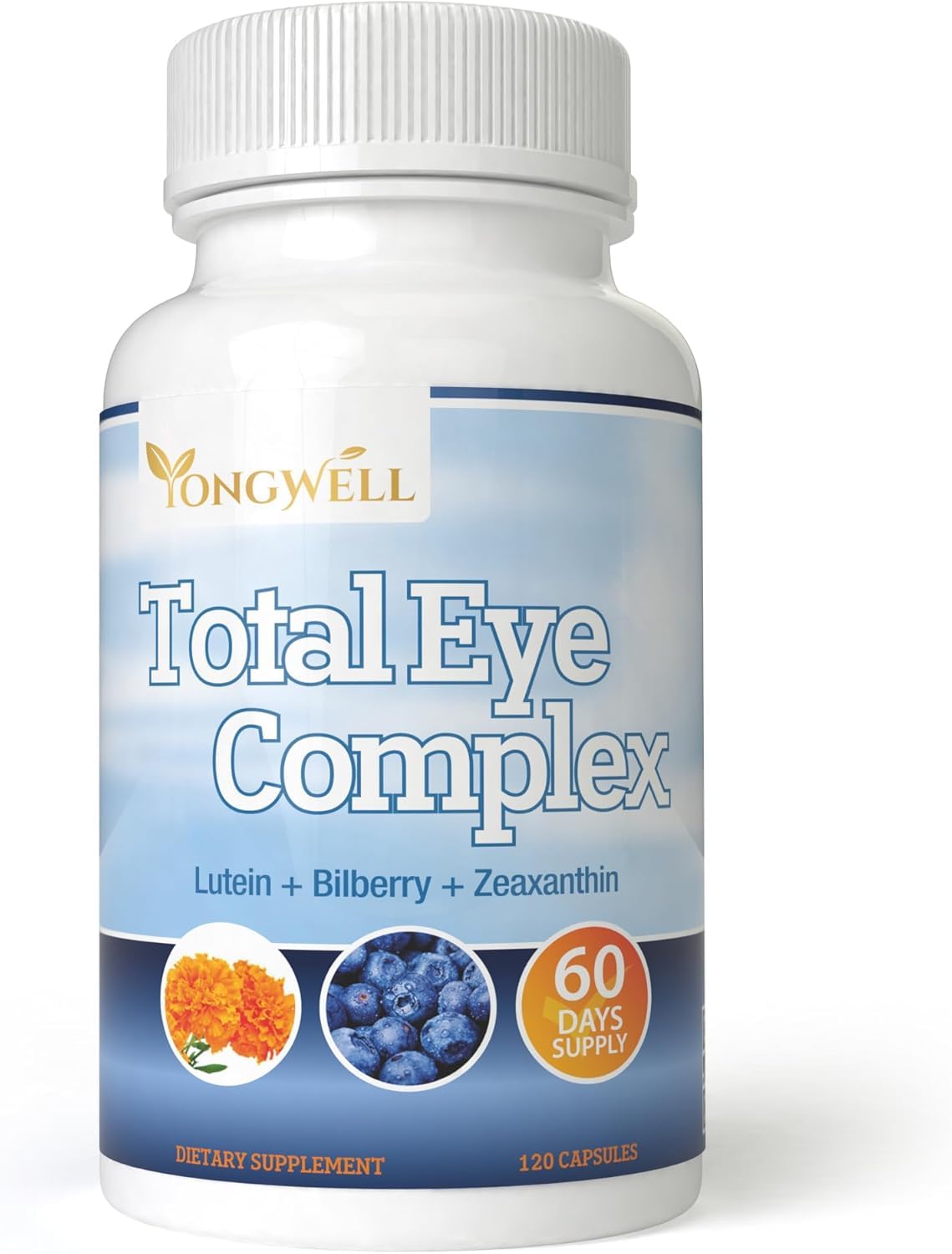YongWell Total Eye Complex bottle on white background