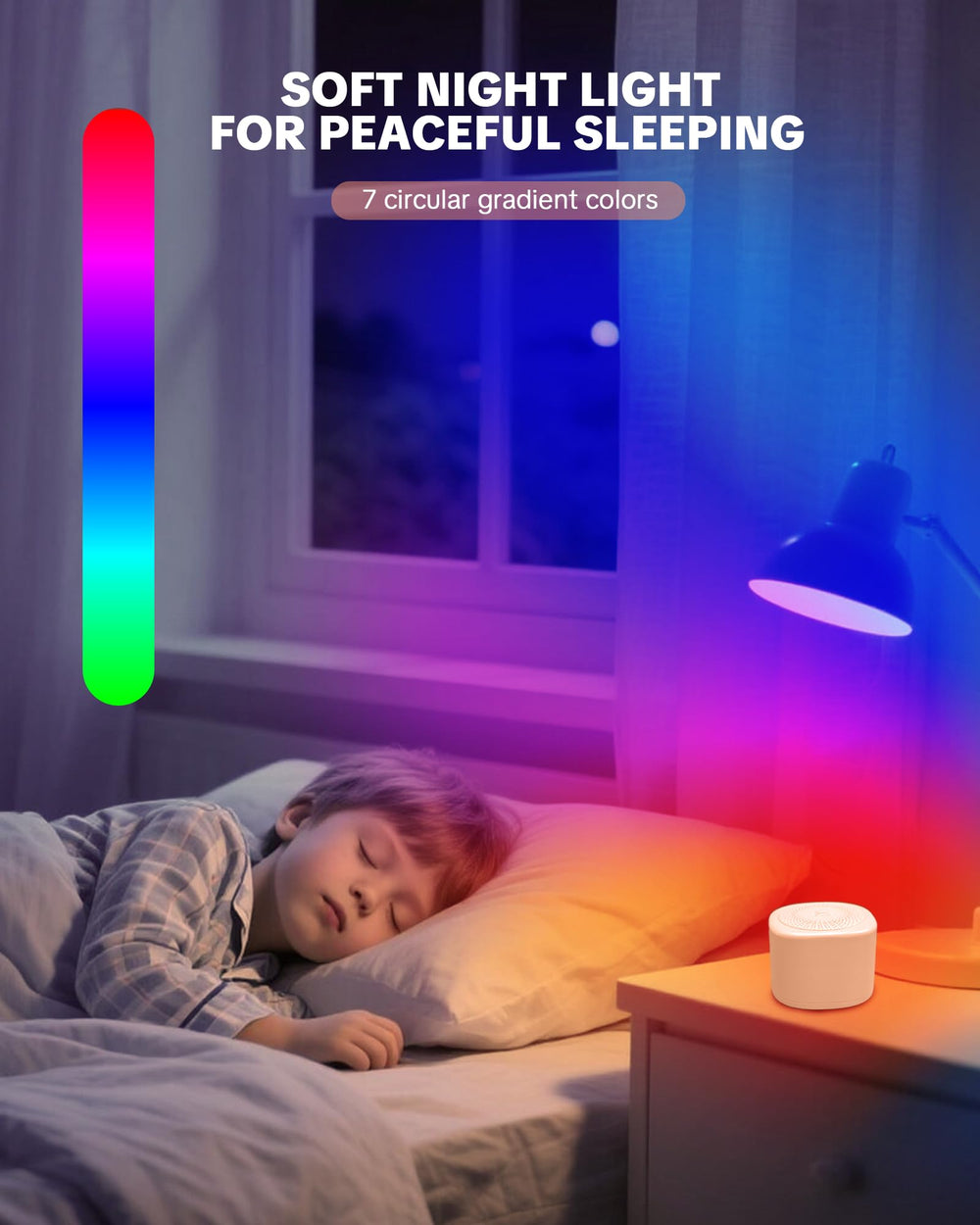 YONSEN travel night light, gentle illumination for bedtime routines