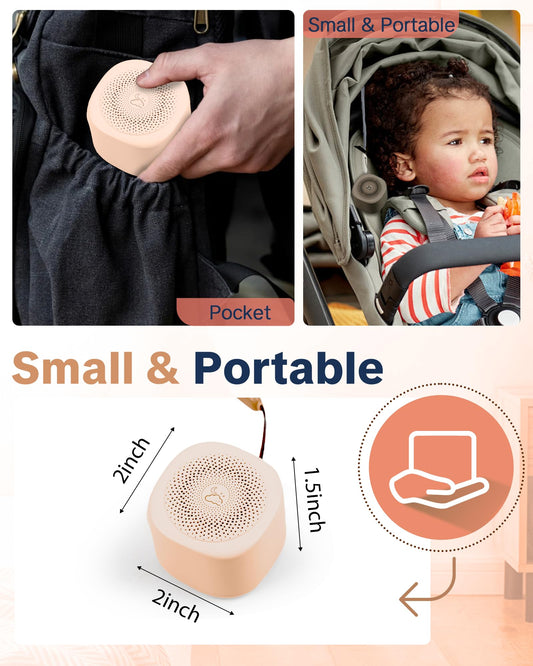 YONSEN travel sound selection 20 sounds, versatile for adults and babies in any setting