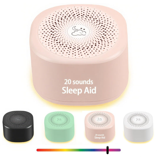 YONSEN travel white noise front view, compact device ideal for on-the-go sleep aid