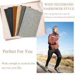 YONUF elastic headband non-slip design stays in place during activity.