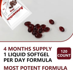 Liposomal astaxanthin softgel capsules