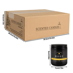 YOROXRG 9-Pack Candles Bergamot Scent