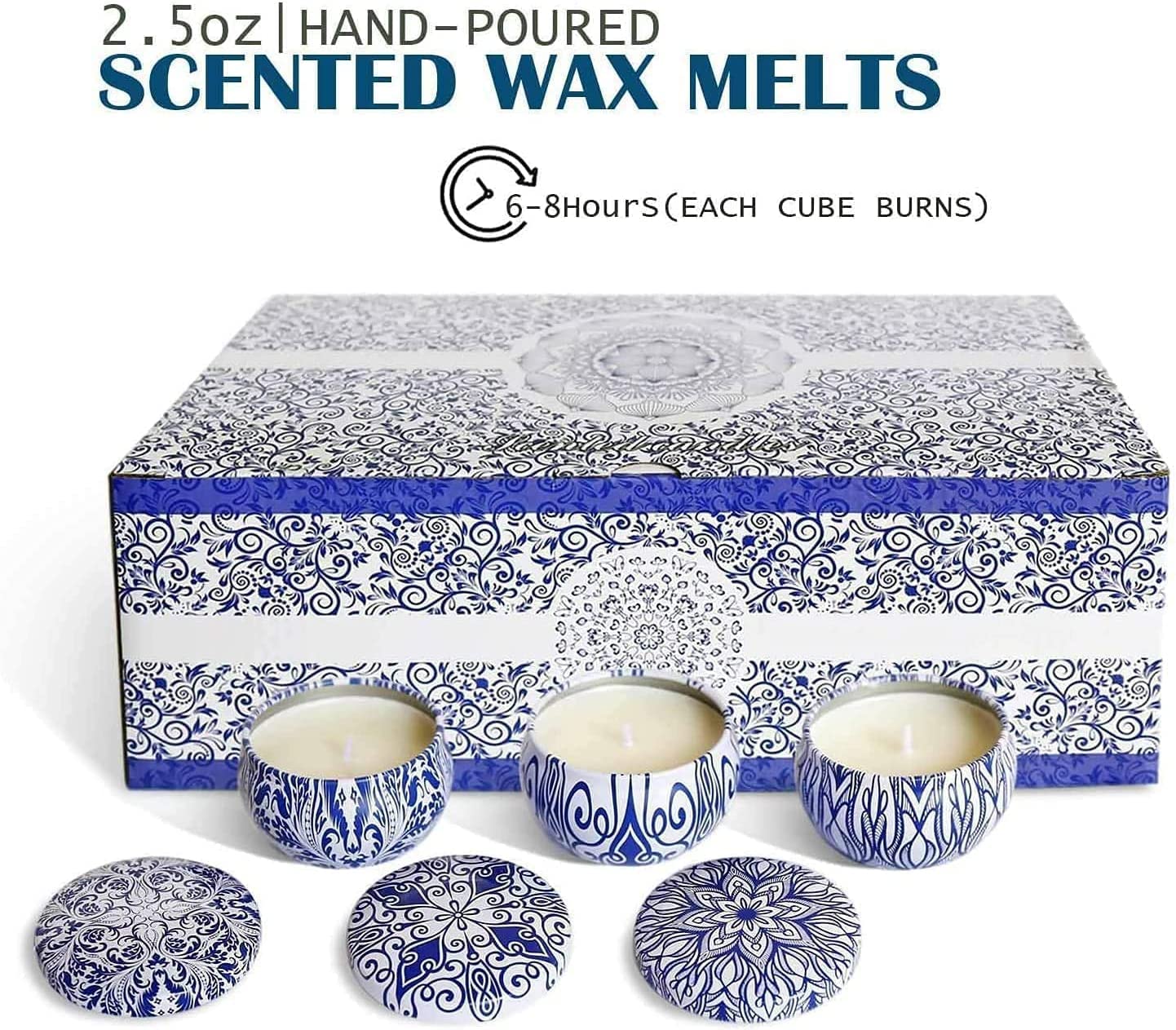 Vanilla fragrance travel tin candle from the YOROXRG set