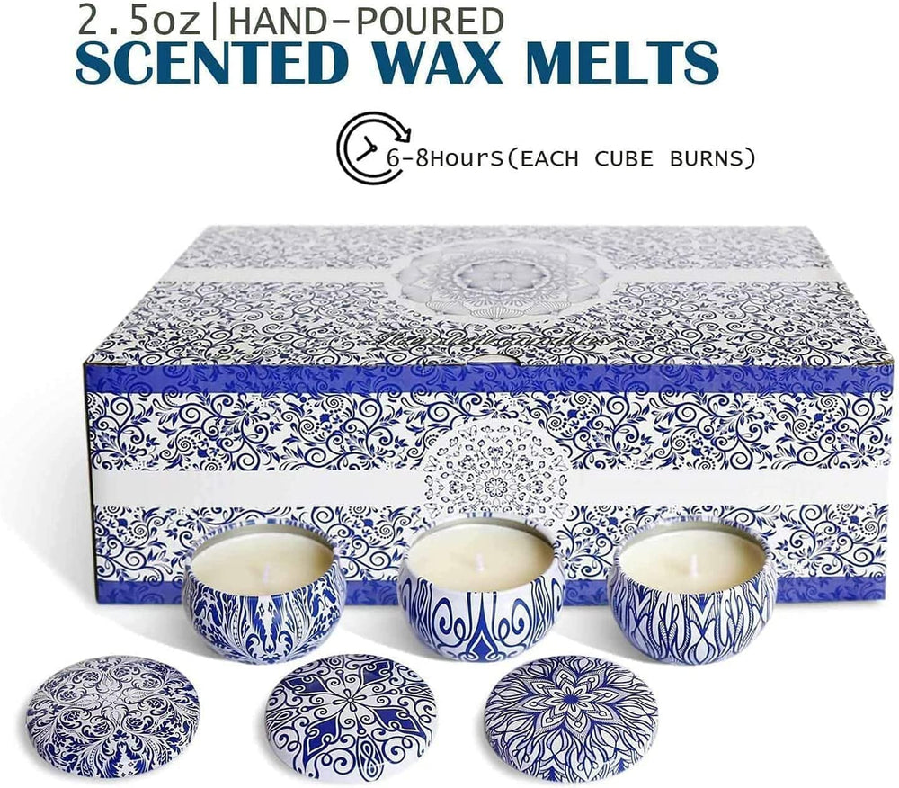 Vanilla fragrance travel tin candle from the YOROXRG set