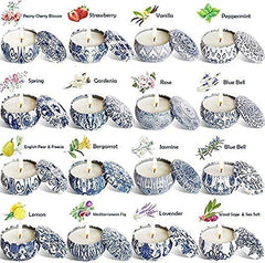 Wood Sage & Sea Salt fragrance travel tin candle from the YOROXRG set