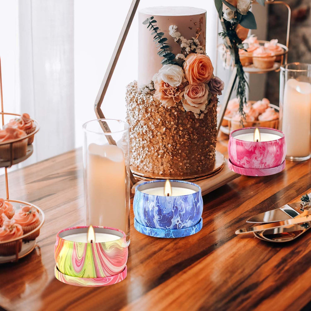 2.5 oz tin candles for home decor and ambiance
