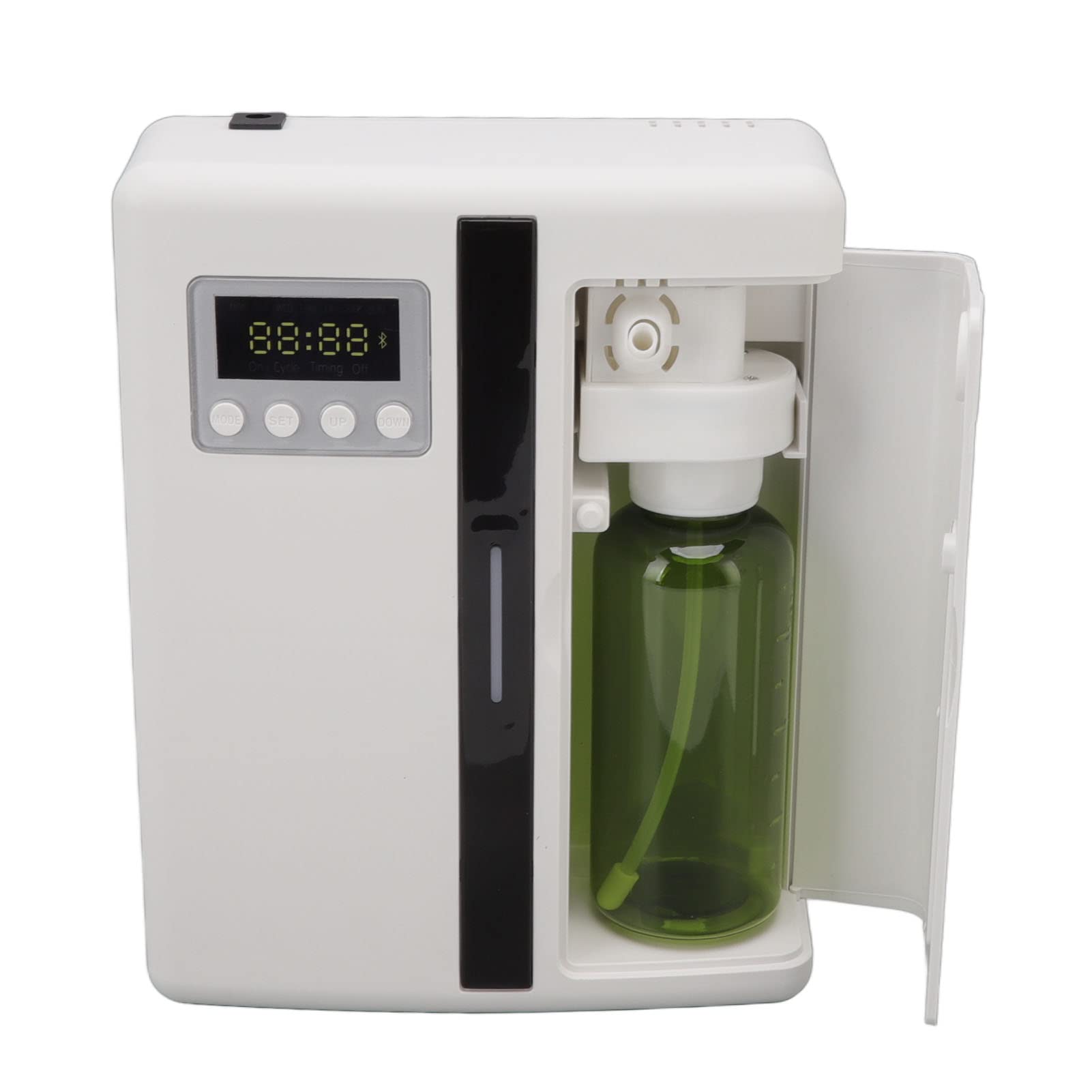 Yosoo Health Gear nebulizing nozzle close-up emphasizing rapid atomization