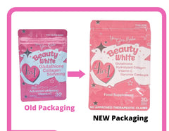 Product packaging with capsules and dosage information