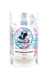 Front view of YouClean Refill Pack 365 toothpaste tablets