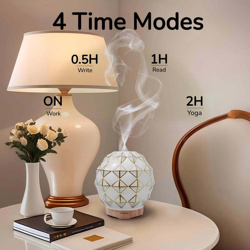 Youenkity diffuser glows softly as a night-light while dispersing aroma