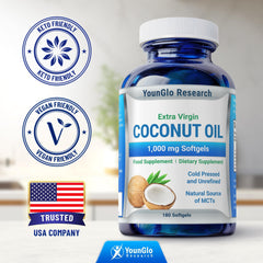 Organic, cold-pressed extra virgin coconut oil claims