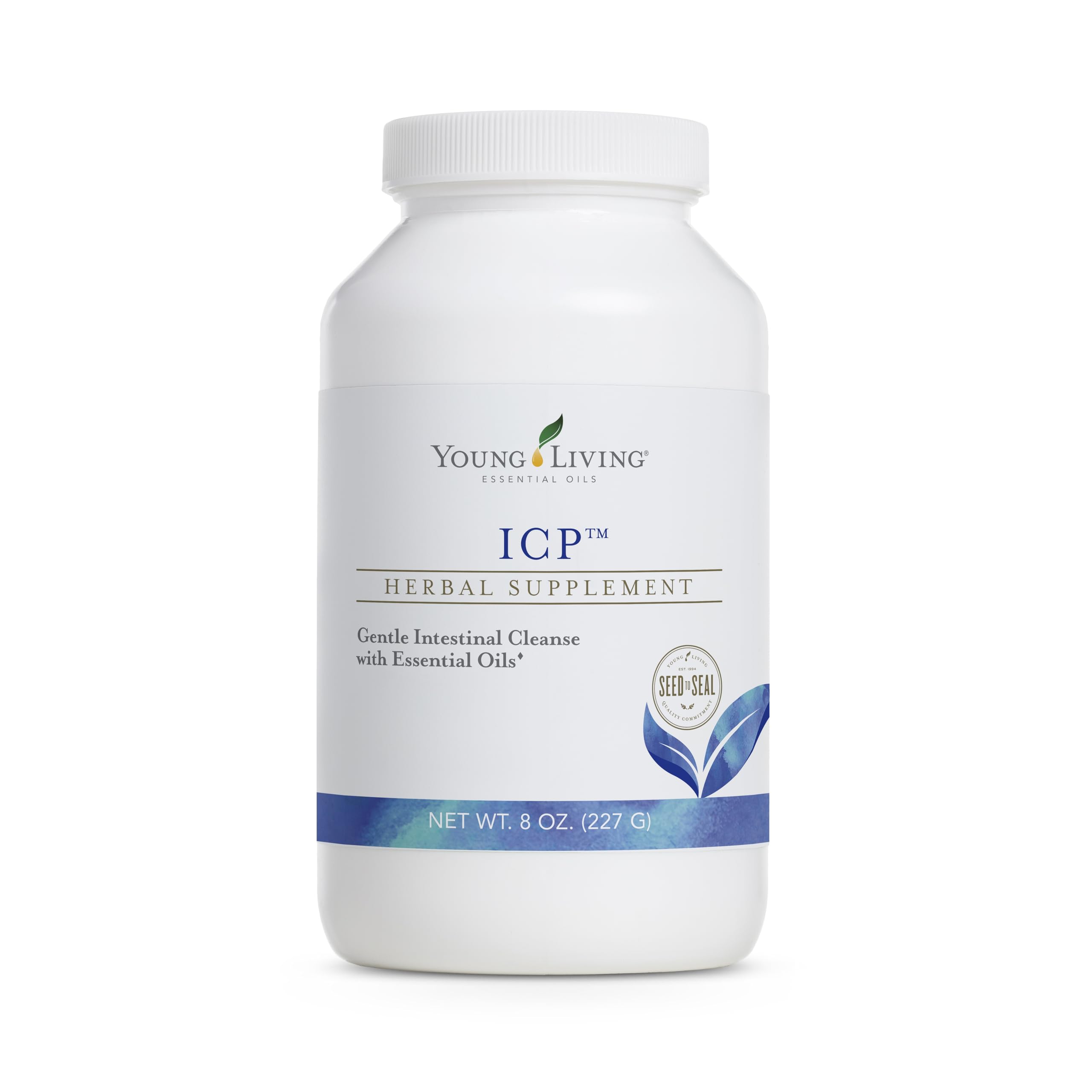 Front view of Young Living ICP 8oz bottle