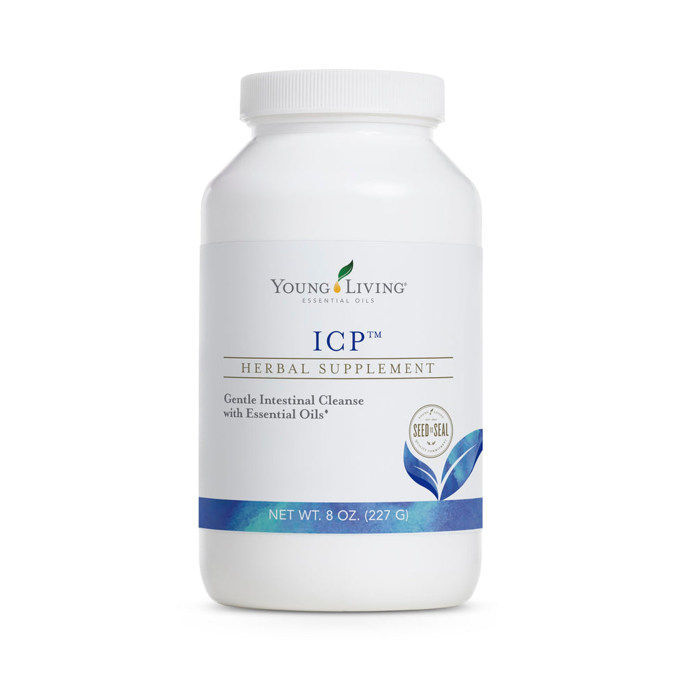 Front view of Young Living ICP 8oz bottle