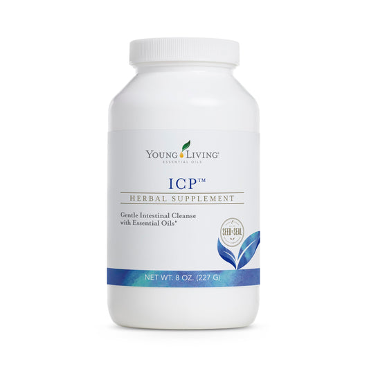 Front view of Young Living ICP 8oz bottle
