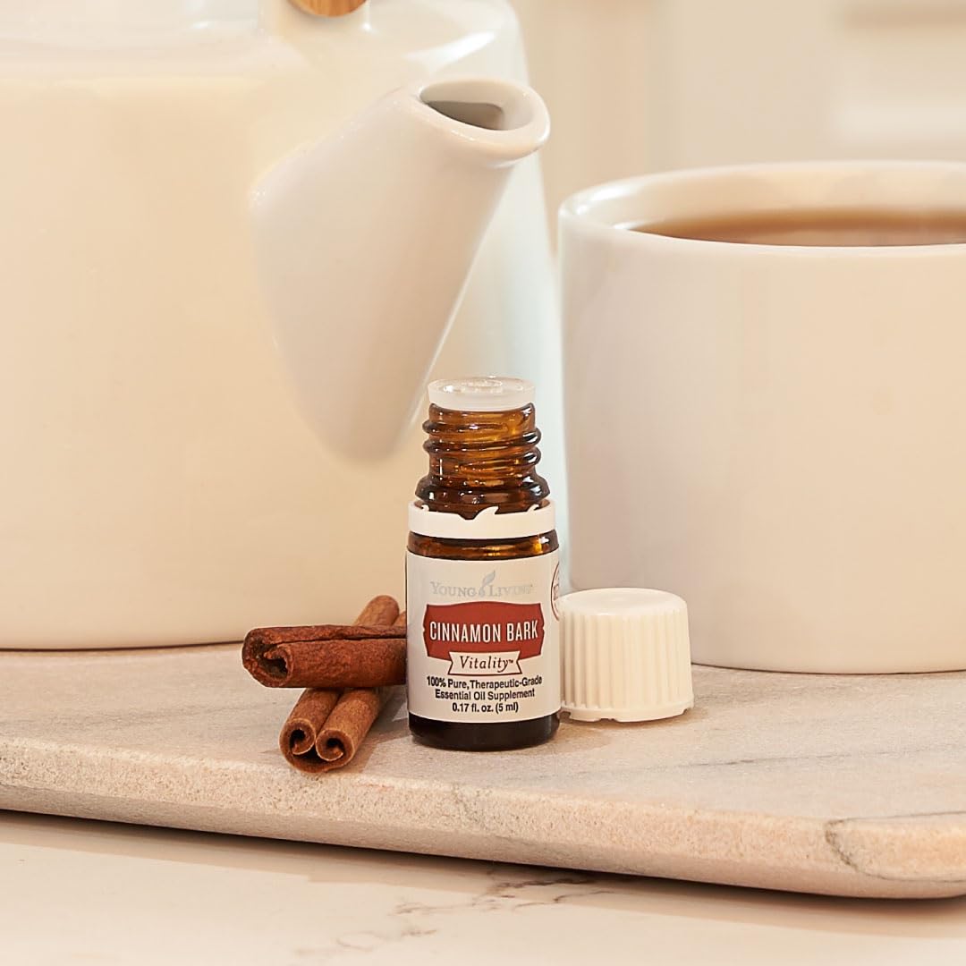 Young Living Cinnamon Bark Vitality ready-to-use kitchen scene for spice-enhanced meals.