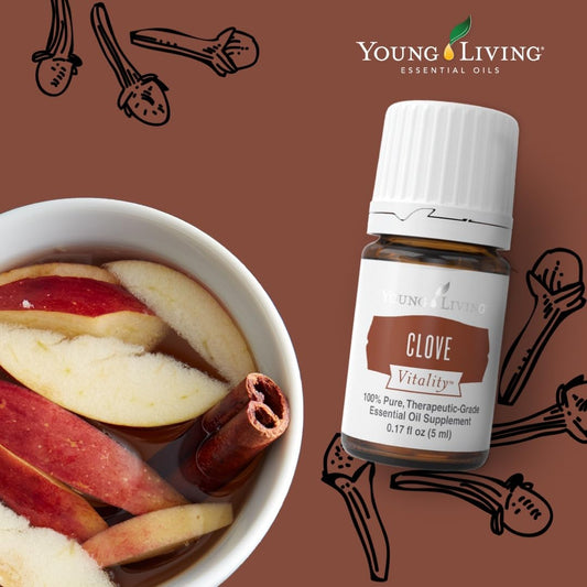Clove Vitality 5 ml bottle label close-up