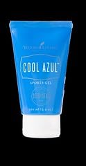 Aloe vera base shown with Young Living Cool Azul gel for hydration