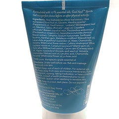 Peppermint leaves beside Young Living Cool Azul label for refreshing cooling