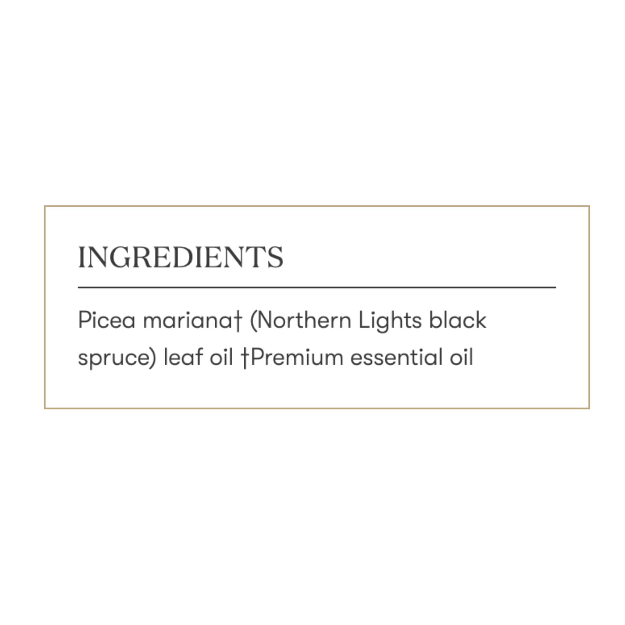 Rituel zen avec l'huile Épinette noire du nord et diffusion légère.