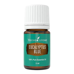Front view of Young Living Eucalyptus Blue essential oil bottle, 5 ml