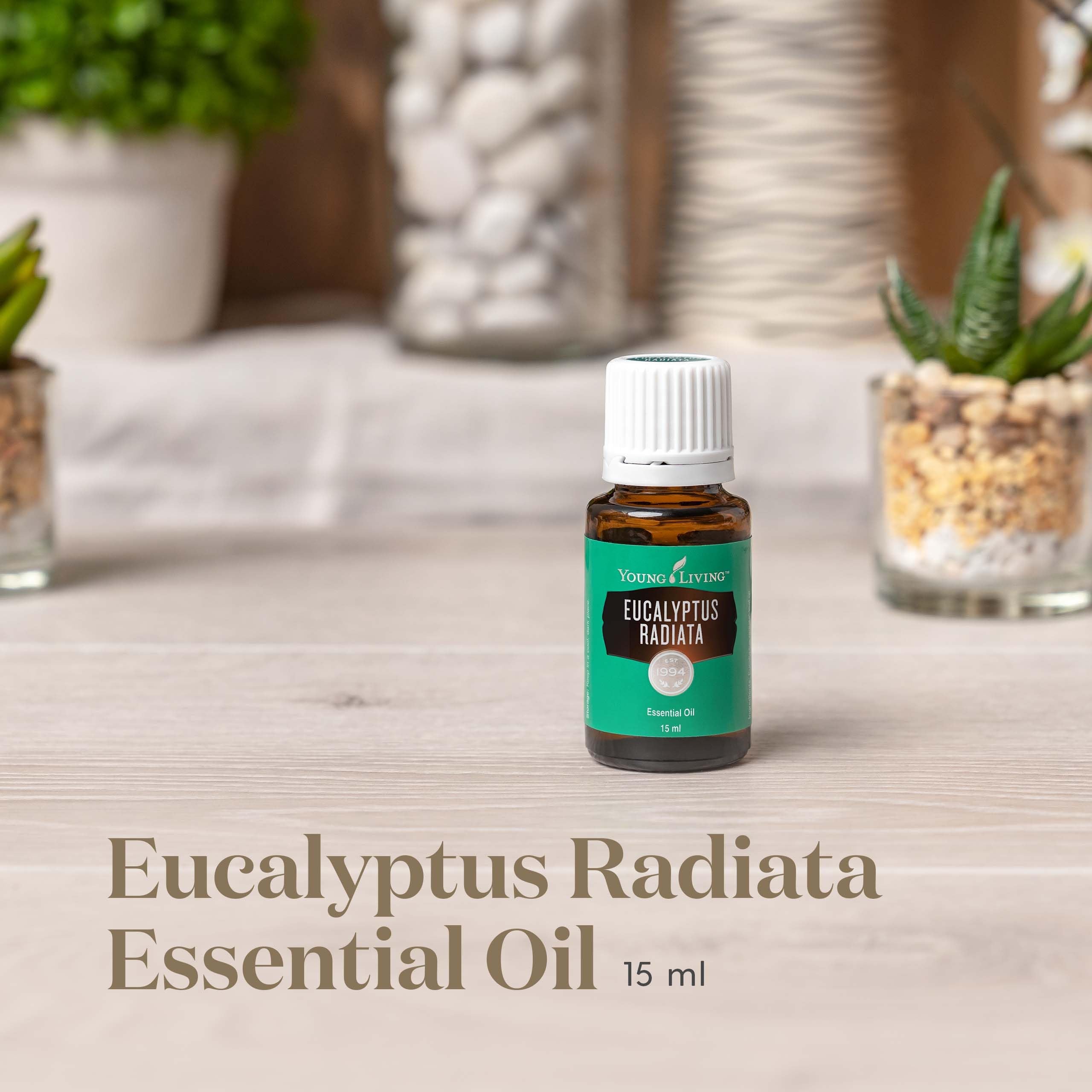 Young Living Eucalyptus Radiata essential oil label