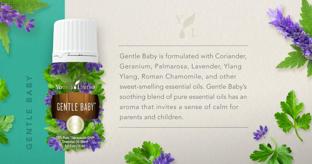 Moisturizing application of Gentle Baby on delicate skin