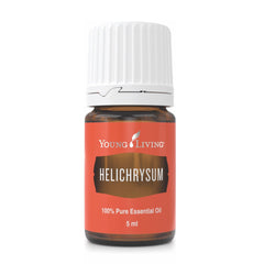 Young Living Helichrysum essential oil bottle 5ml pour for aroma and skin rituals