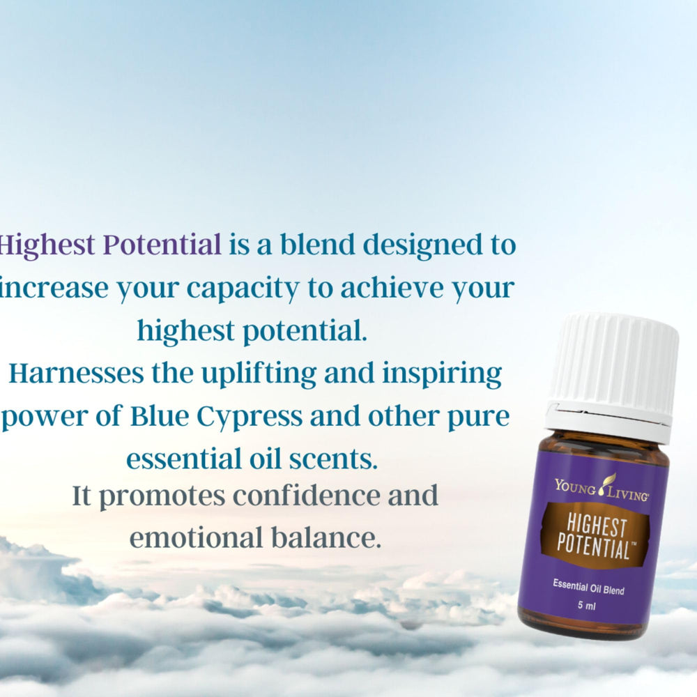Diffuser scene with Young Living Highest Potential oil aroma for energized study atmosphere.