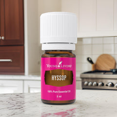 Diffused Hyssop aroma supporting a creative session with Young Living